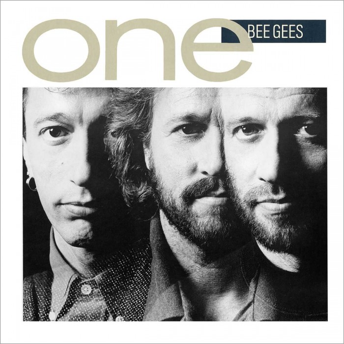 Bee Gees, one, brothers gibb faces in black and white